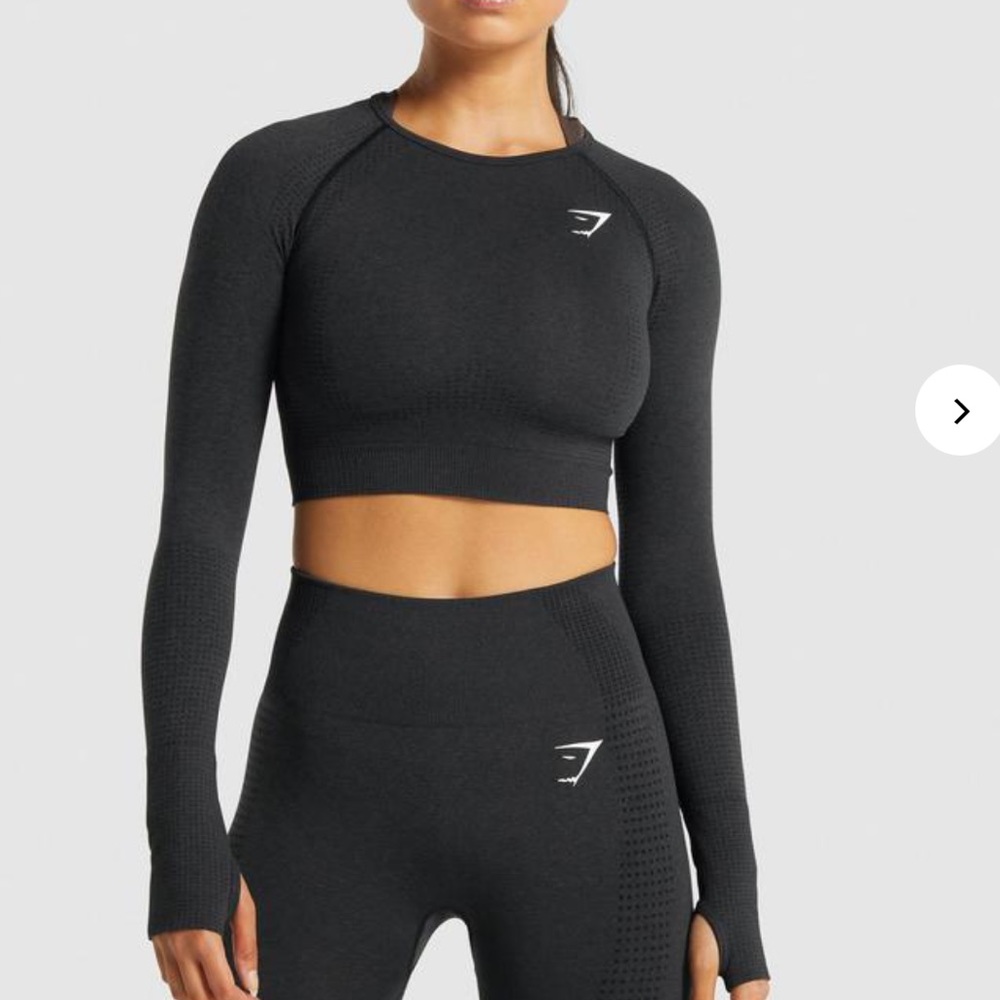 NWOT Gymshark Long Sleeve Crop Top